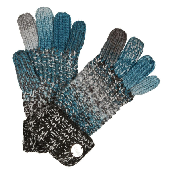 Regatta Frosty Knitted Gloves - Black - Towsure