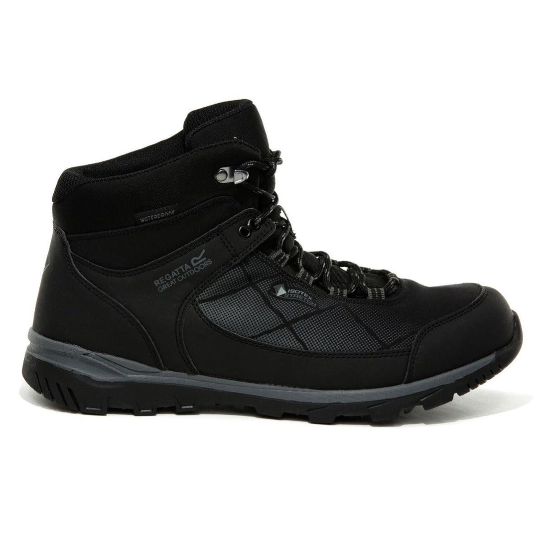 Regatta Highton Men's Stretch Walking Boots - Black Ash (V) - Towsure