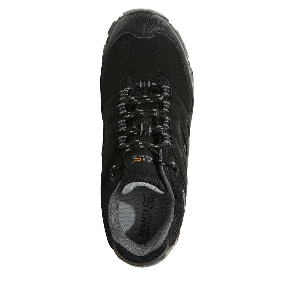 Regatta Holcombe Waterproof Kids' Walking Shoes Black (V) - Towsure