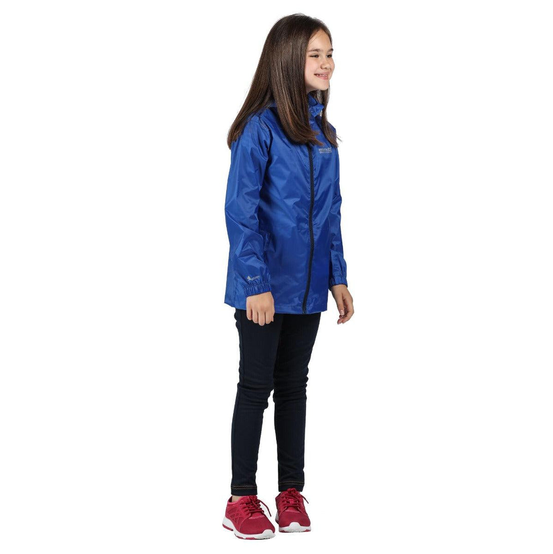 Regatta Kids Waterproof Packaway Pack It Jacket III - Nautical Blue - Towsure