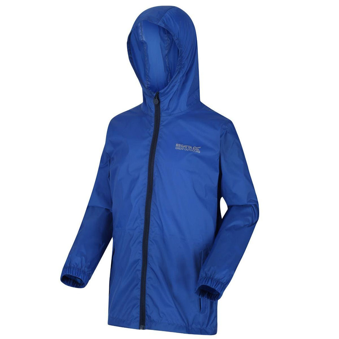 Regatta Kids Waterproof Packaway Pack It Jacket III - Nautical Blue - Towsure