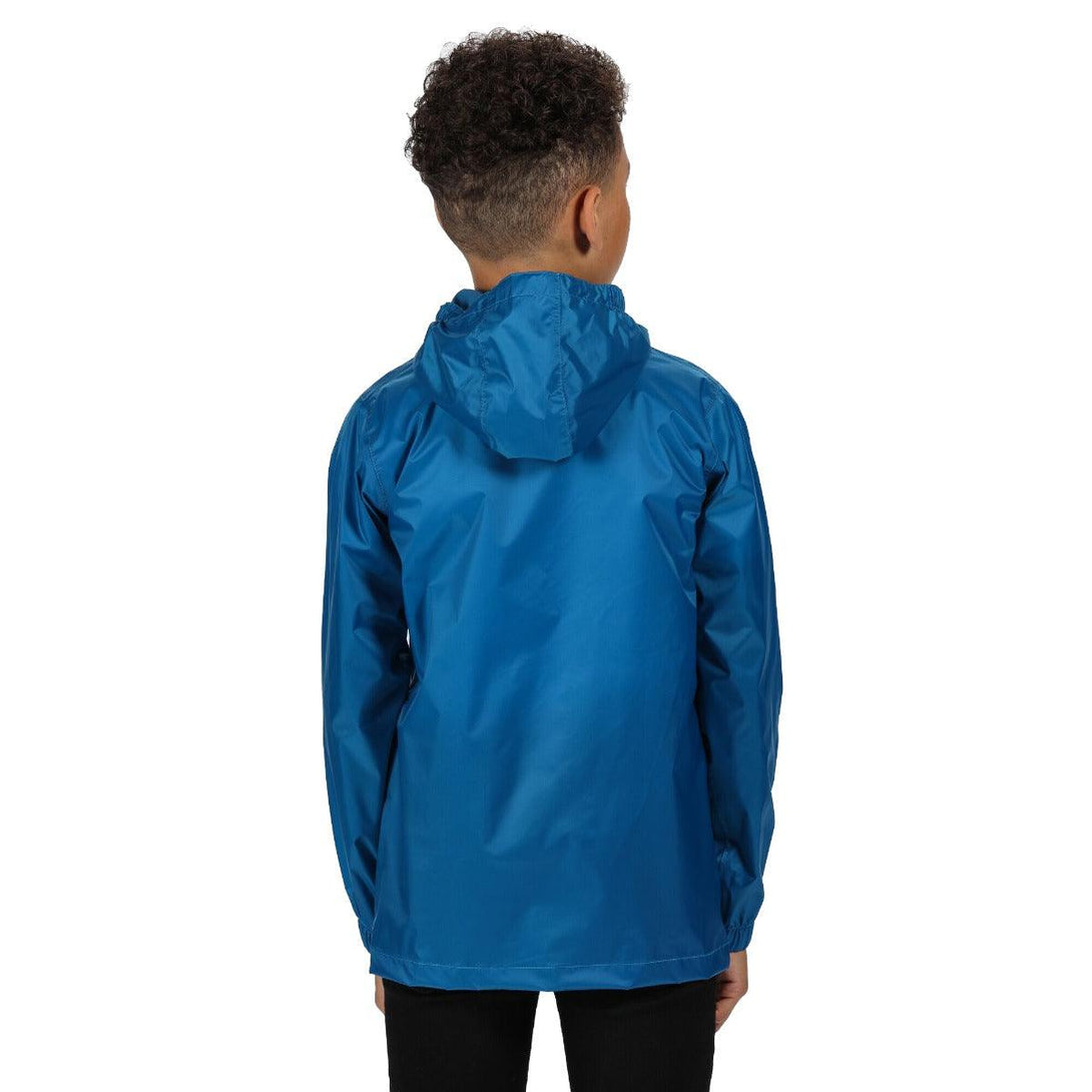 Regatta Kids Waterproof Packaway Pack It Jacket III - Petrol - Towsure