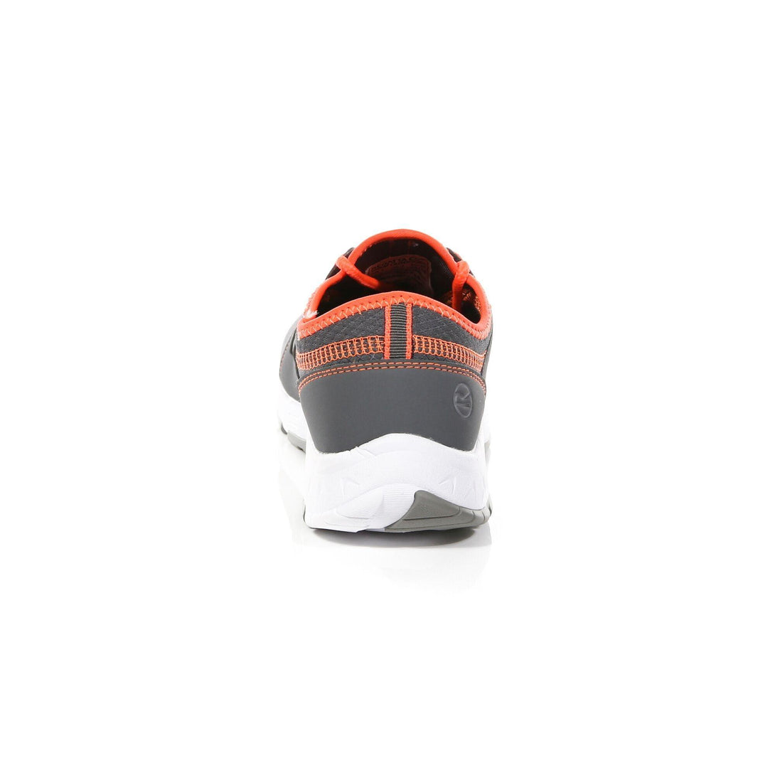 Regatta Kidsâ€™ Marine Sport II Trainers - Granite Fiery Coral - Towsure