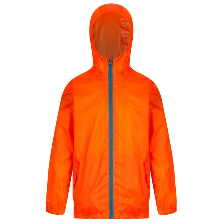 Regatta Pack It III-Chaqueta Impermeable Plegable, Naranja, 2 Años