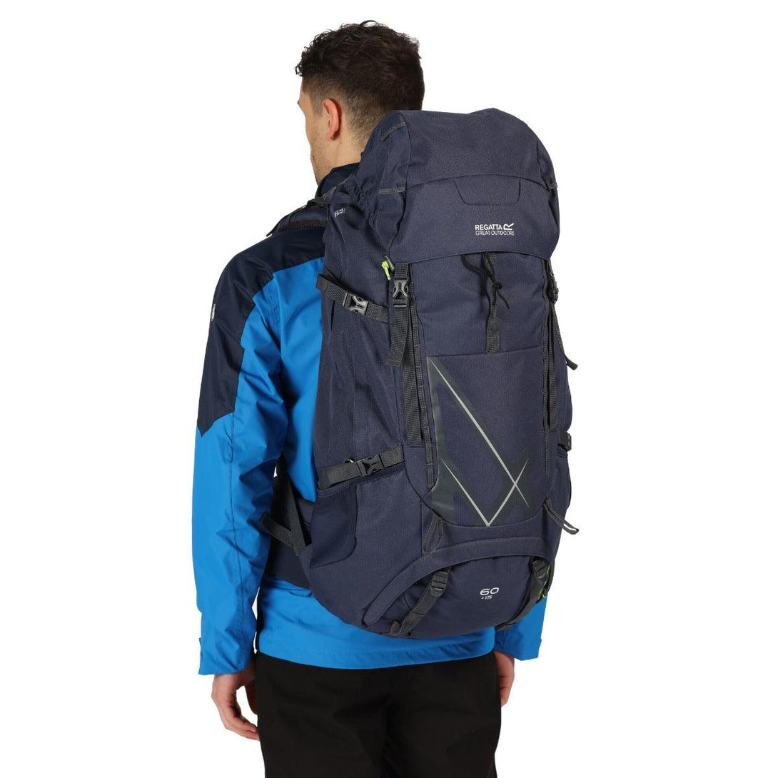 Regatta Kota Expedition 60+15l Rucksack - Navy - Towsure