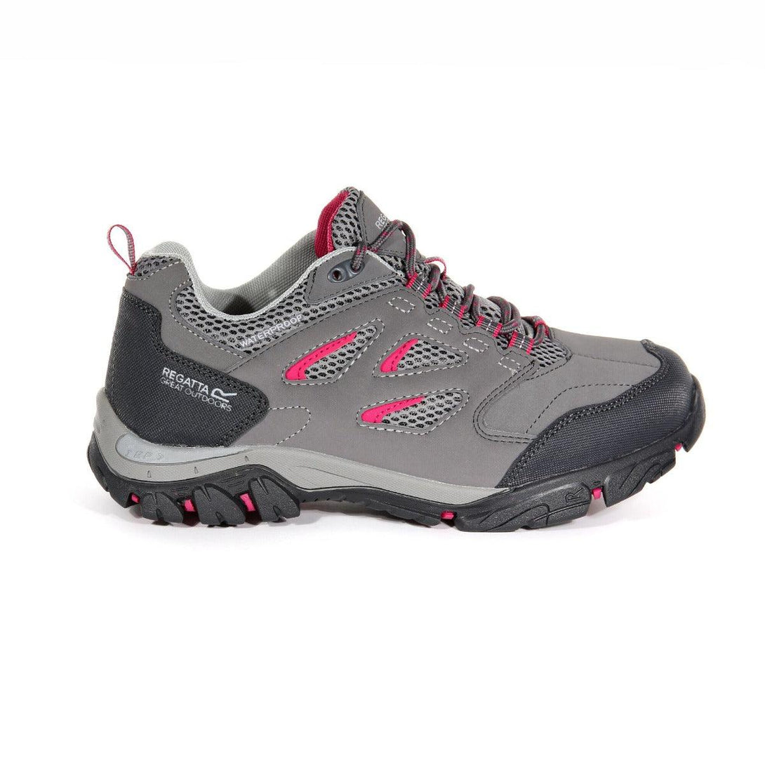 Regatta Lady Holcombe Waterproof Low Walking Shoes - Steel - Towsure