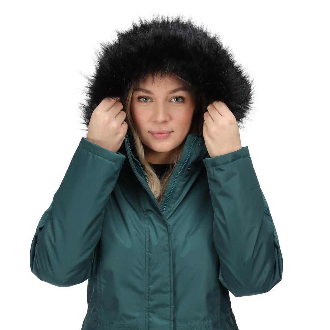 Regatta Lexis Waterproof Parka Jacket - Evergreen - Towsure