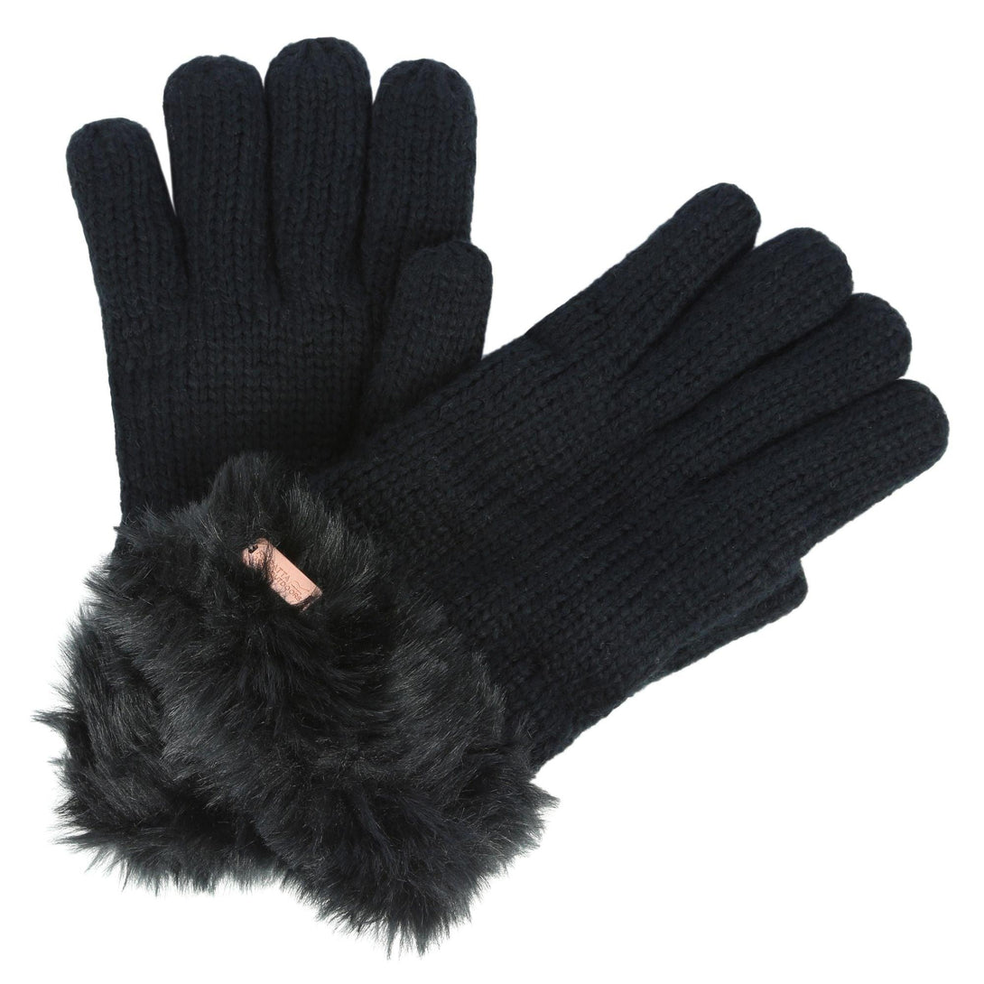 Regatta Ludz Gloves - Black - Towsure