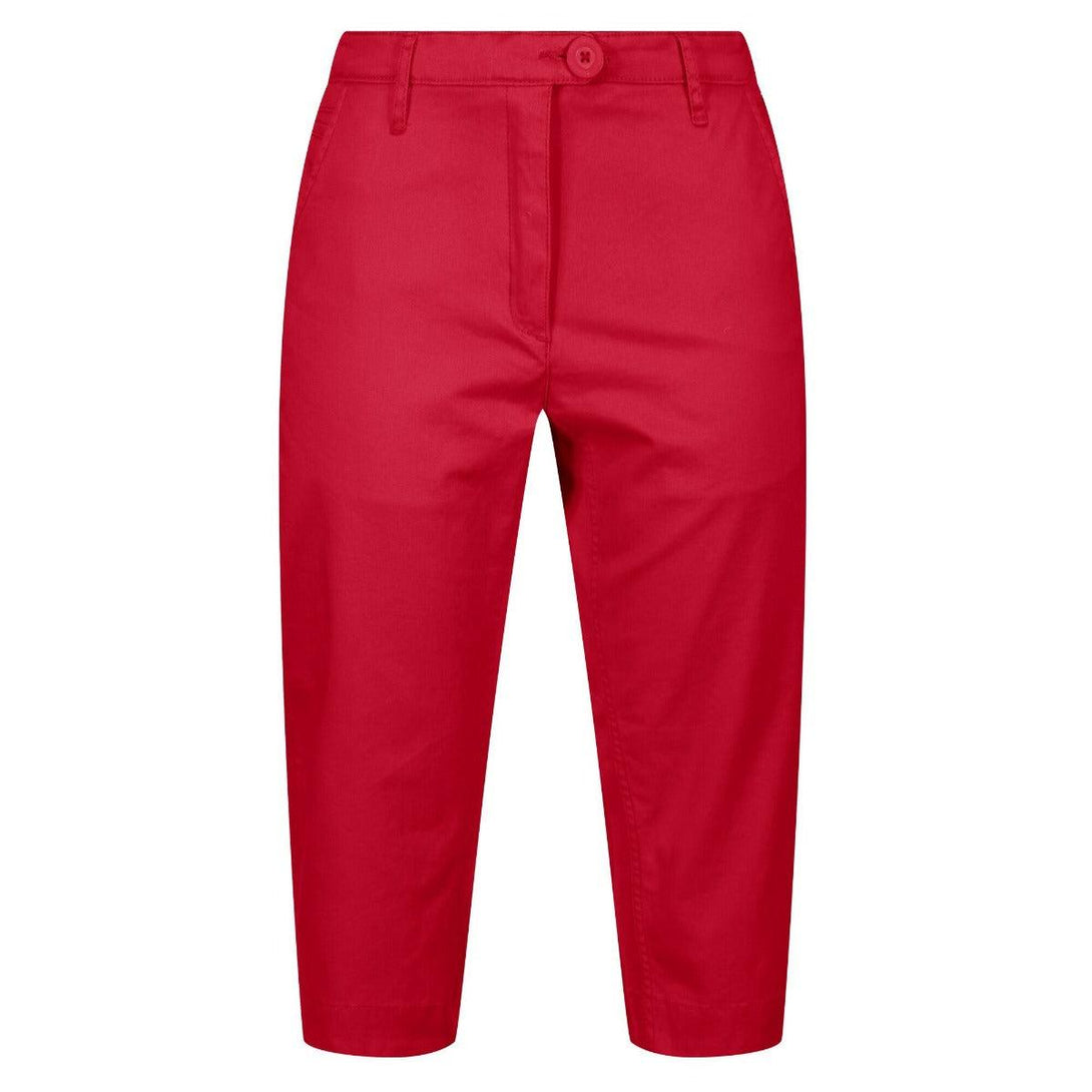 Regatta Maleena Women's Capri Trousers - True Red - Towsure