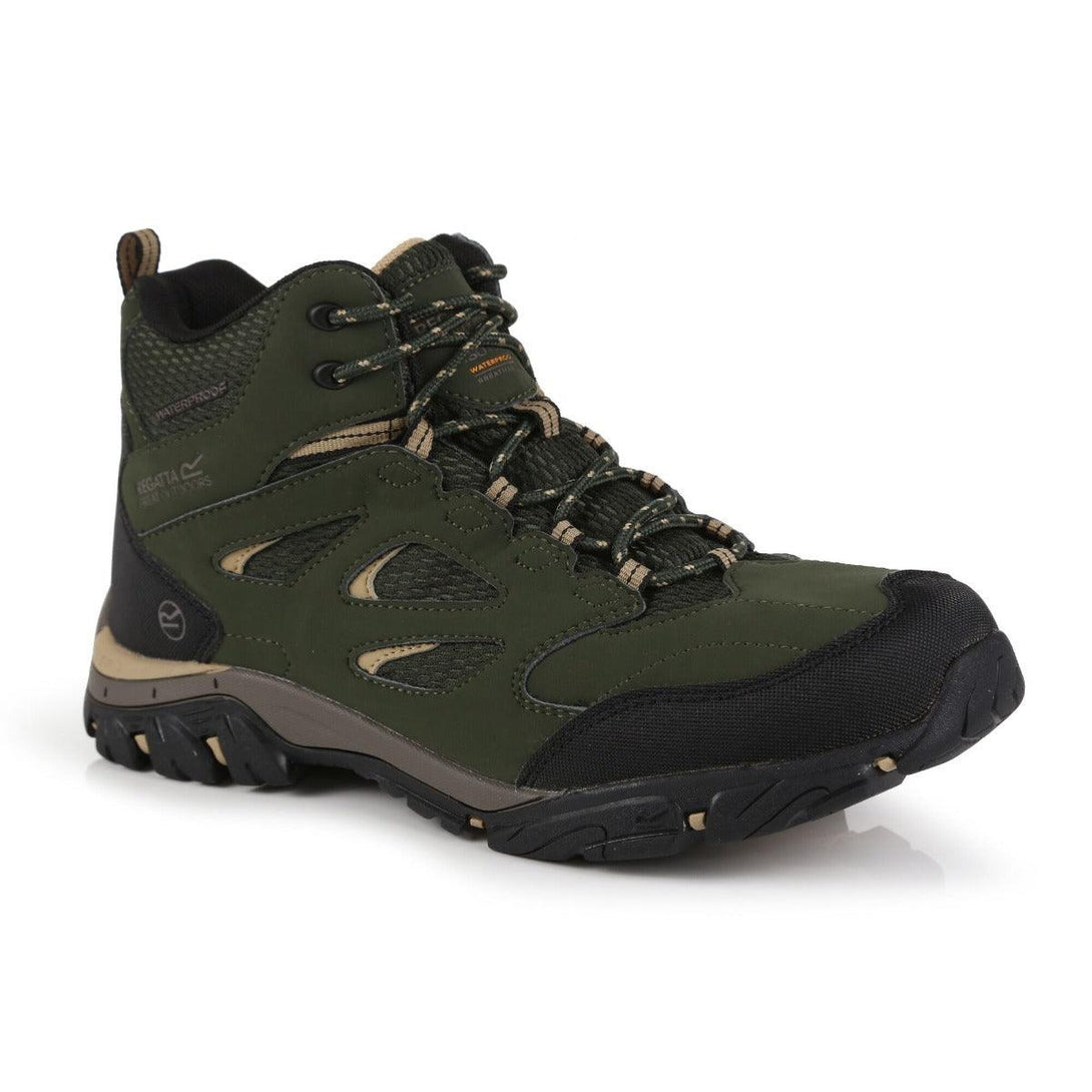 Men's Holcombe Waterproof Mid Walking Boots Bayleaf Oat
