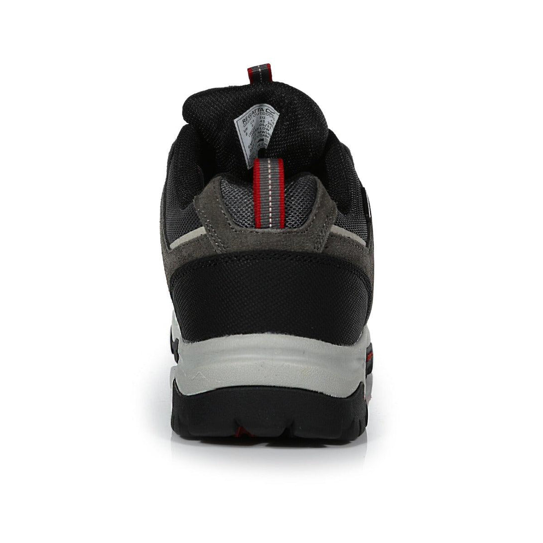 Regatta Men's Tebay Low Walking Shoes - Dark Grey/Dark Red - Towsure
