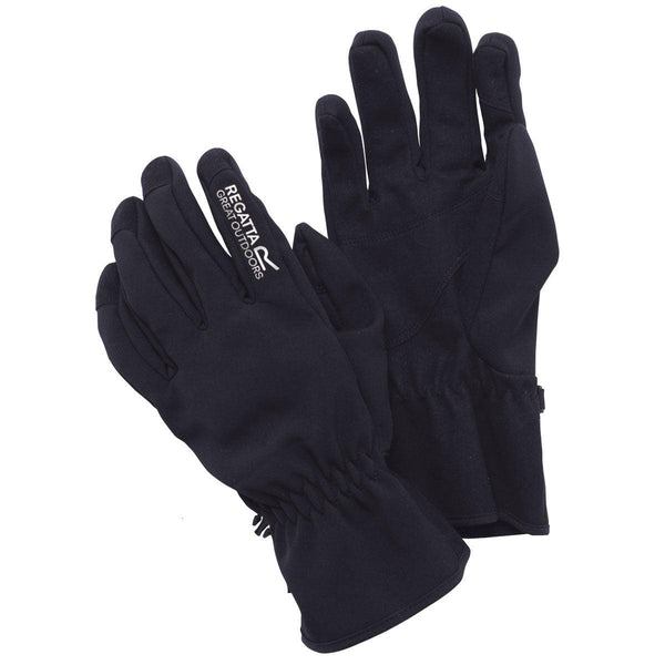Regatta Mens Softshell Gloves - Black - Towsure