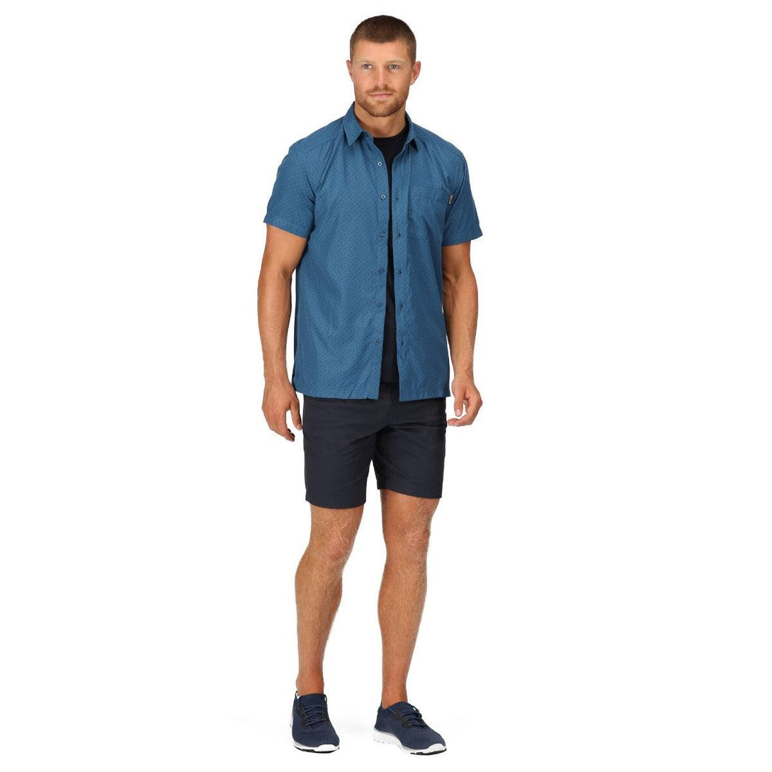 Regatta Mindano VII Men's Short Sleeved Shirt - Stellar Space Print - Towsure