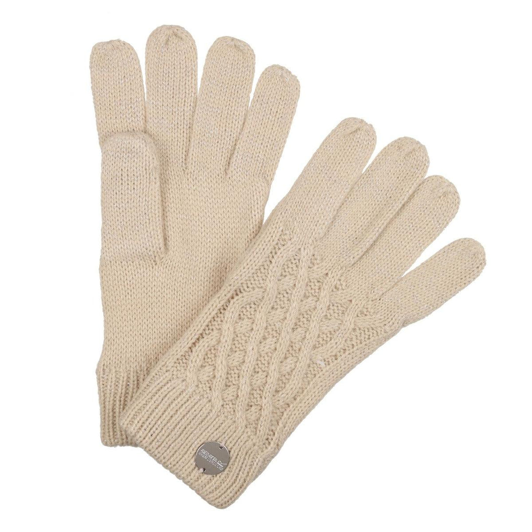 Regatta Multimix III Knit Gloves - Vanilla - Towsure