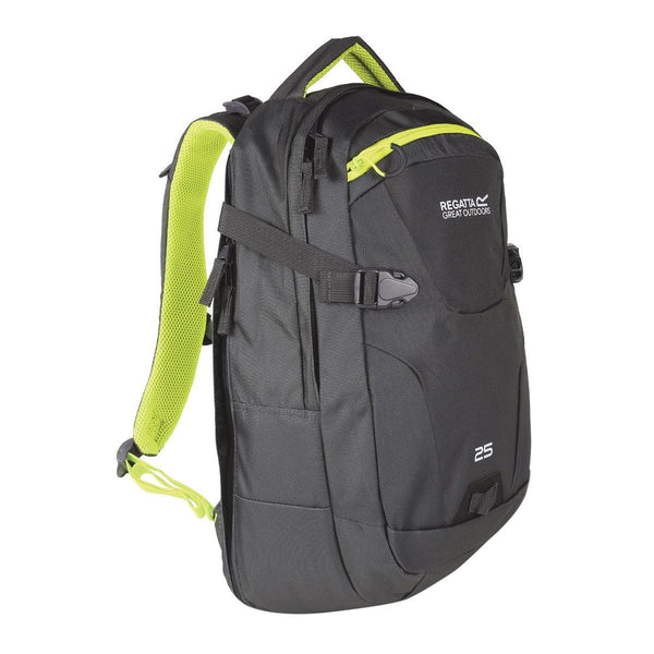 Regatta Paladen 25L Laptop Backpack - Ebony Neon Spring - Towsure