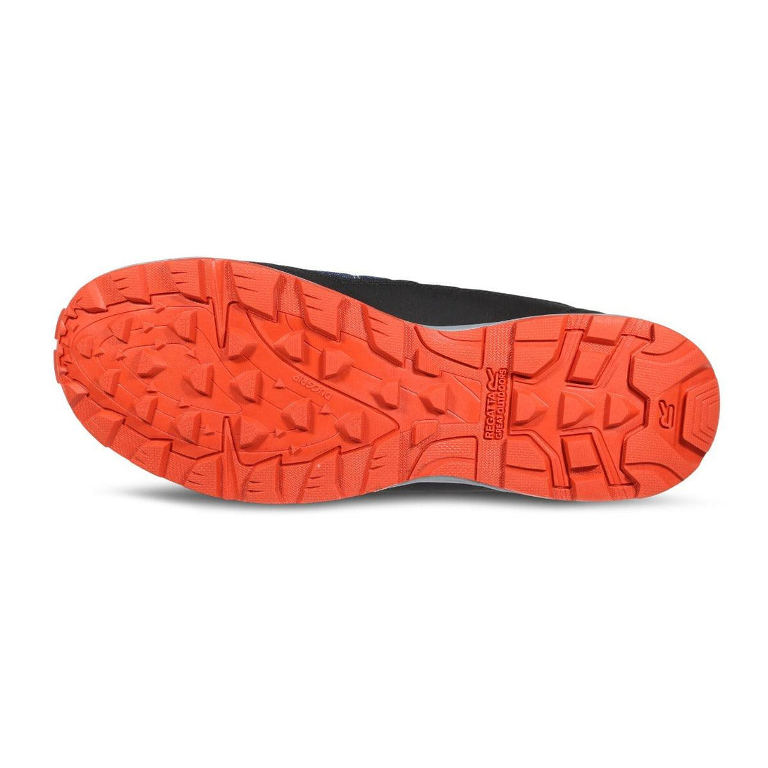 Regatta Samaris Lite Low Walking Shoes - Moonlight Denim/Orange - Towsure
