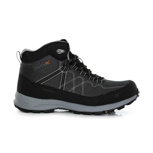 Regatta Samaris Lite Mid Walking Boots - Black - Towsure