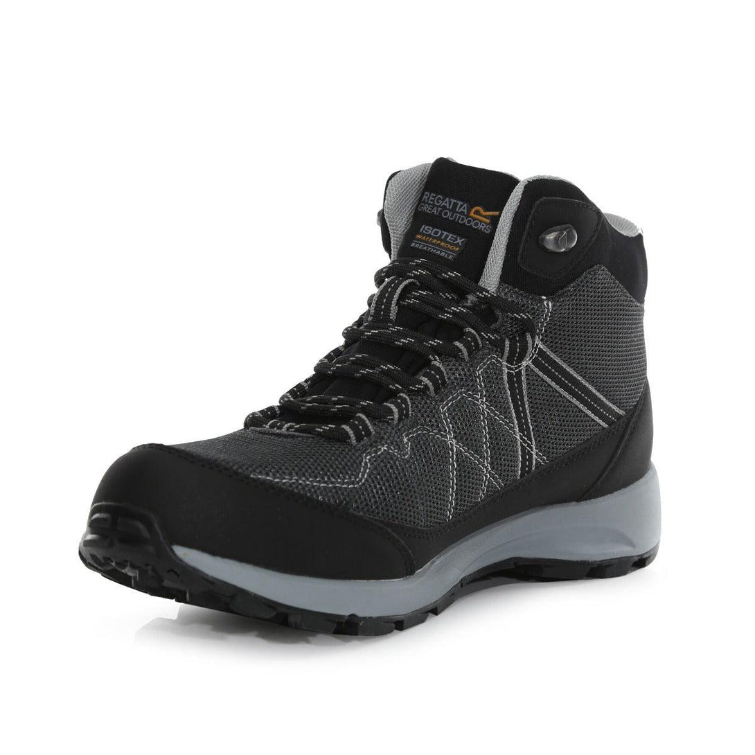 Regatta Samaris Lite Mid Walking Boots - Black - Towsure