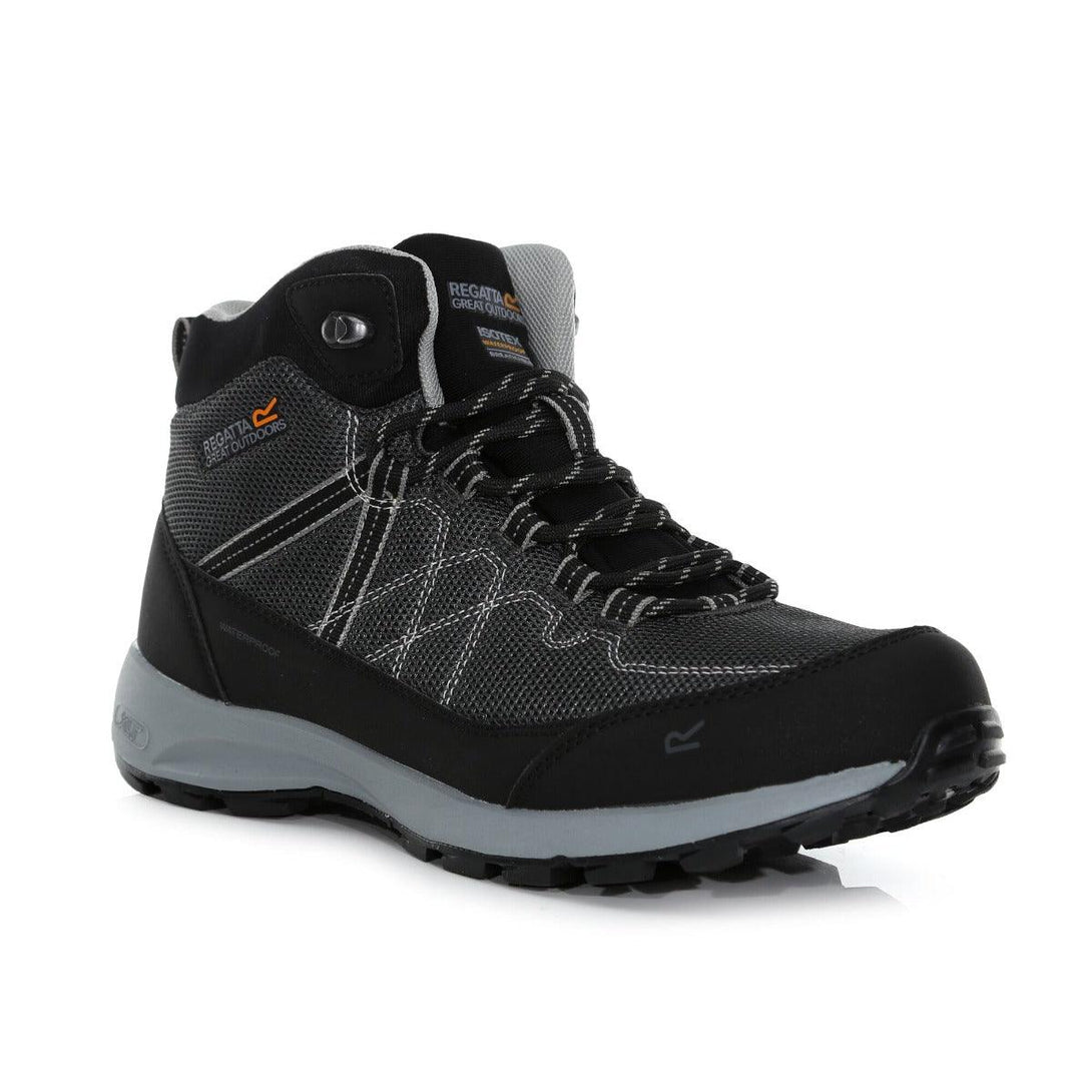 Regatta Samaris Lite Mid Walking Boots - Black - Towsure