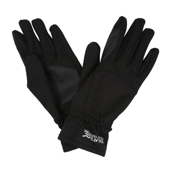 Regatta Unisex Softshell Gloves III - Black - Towsure