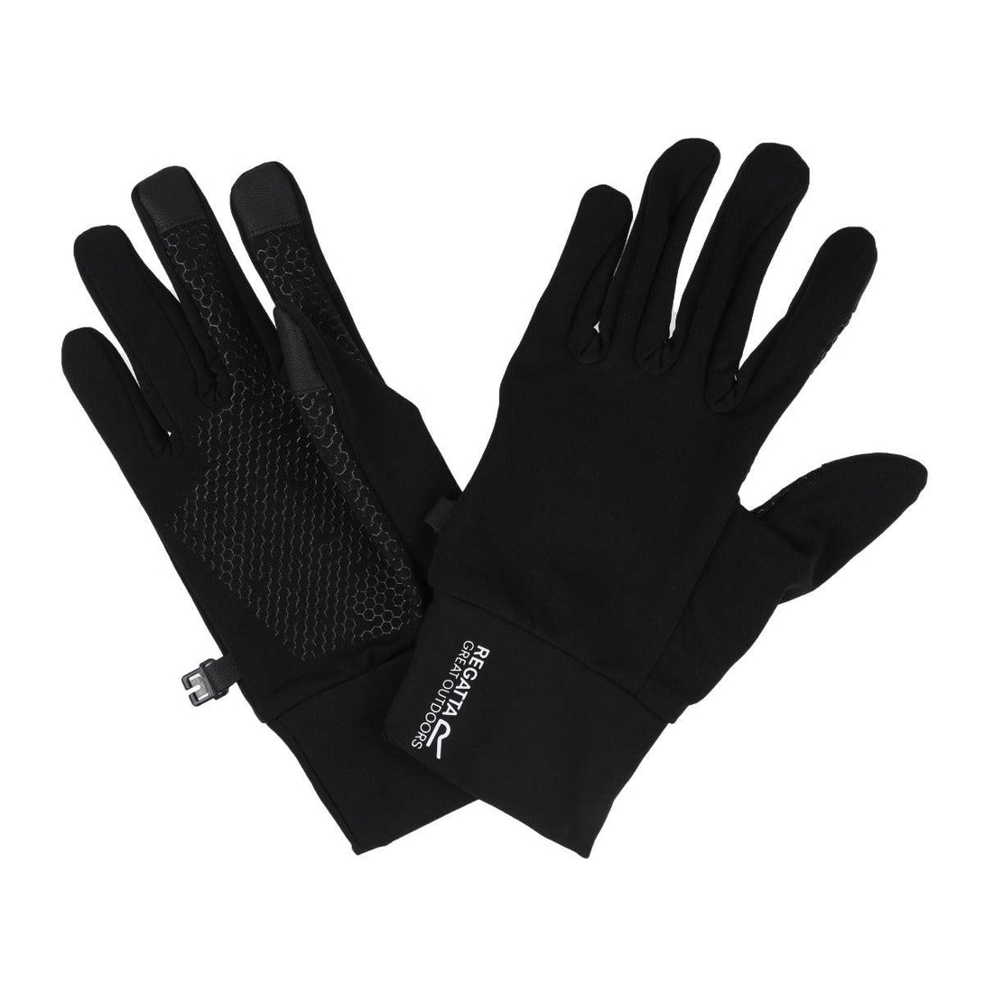 Regatta Unisex Touchtip Stretch Gloves II - Black - Towsure