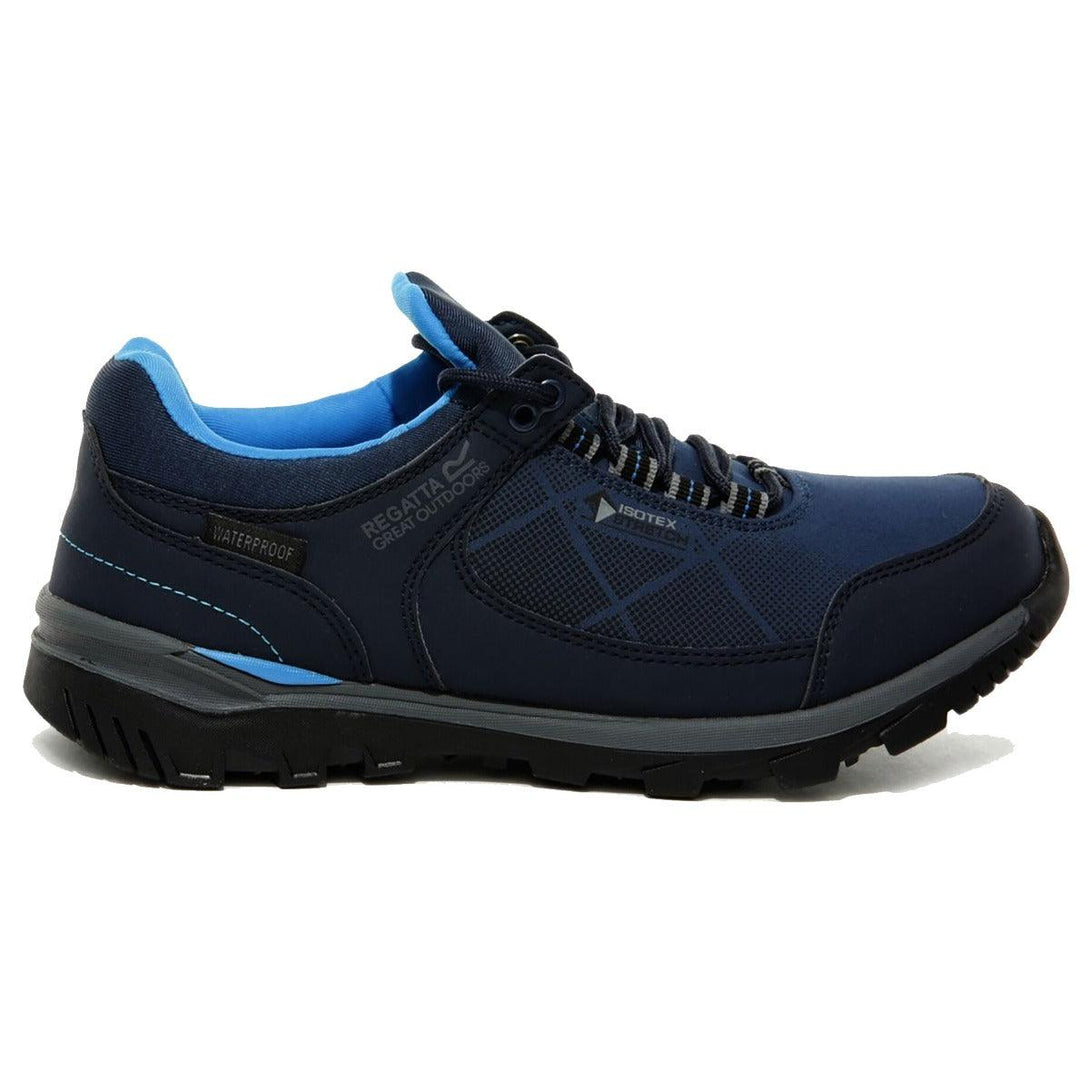 Regatta Women's Highton Low Waterproof Walking Shoes - Denim - Towsure