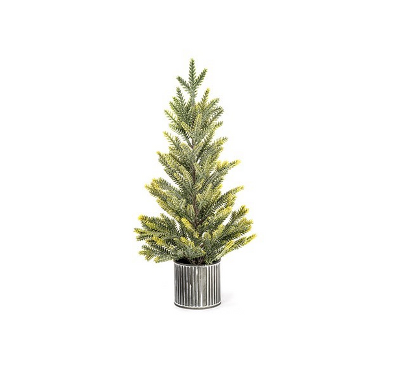 Premier 43cm Christmas Tree With Metal Potted Base