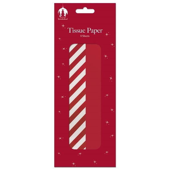 Tallon Red Stripe Christmas Tissue Paper