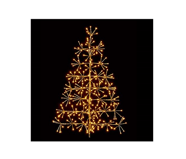 Premier 60cm Gold Tree Starburst With 144 Warm White Lights