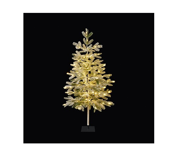 Premier 1.2m Pre Lit Pine Needle Christmas Tree With Warm White LED Lights