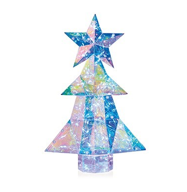 31cm Premier Dream Light Christmas Tree With 100 White LED Lights - Battery Operated