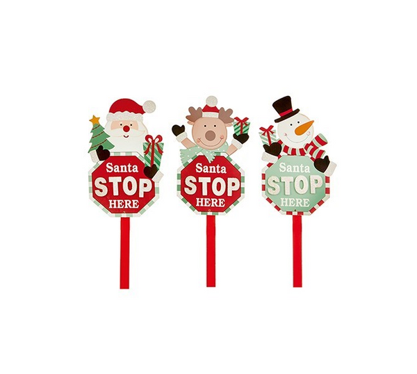 Premier Santa Stop Here Sign - 90cm