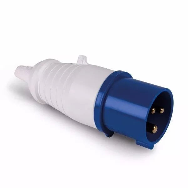 Caravan Site Mains Electric Hookup Plug