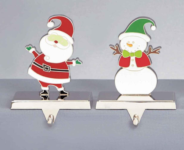 Santa or Snowman Stocking Hanger - 15cm - Towsure