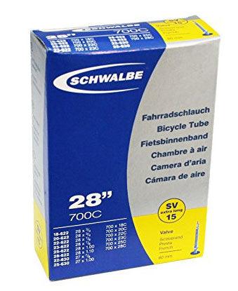 Schwalbe SV15XL Inner Tube - 700 x 18-28C - Presta 60mm Valve - Towsure