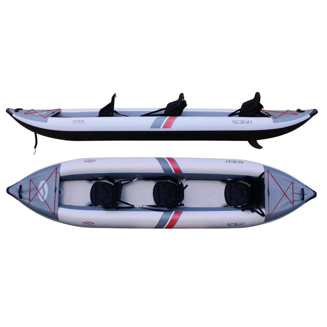 Seago Toronto Inflatable Kayak (3-Person) - Towsure