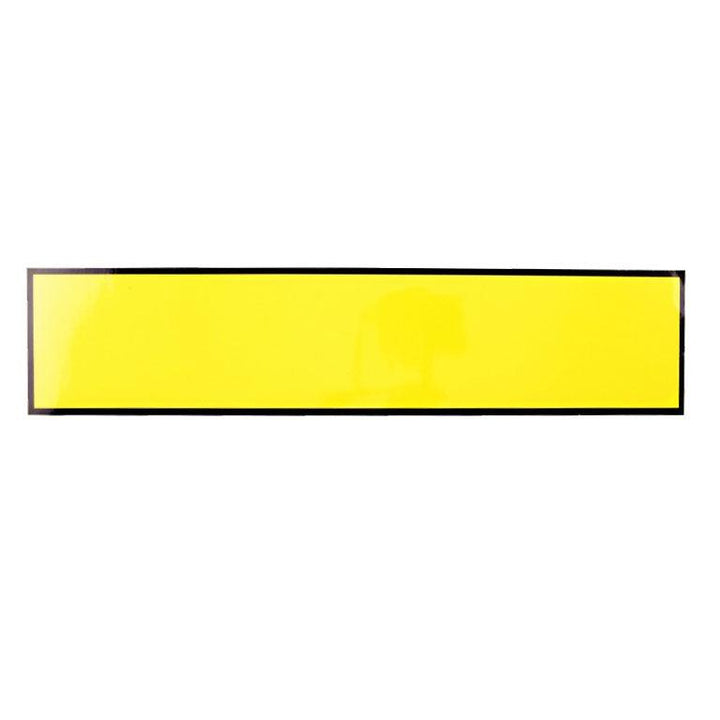 Self-Adhesive Yellow Number Plate Style Background - Towsure