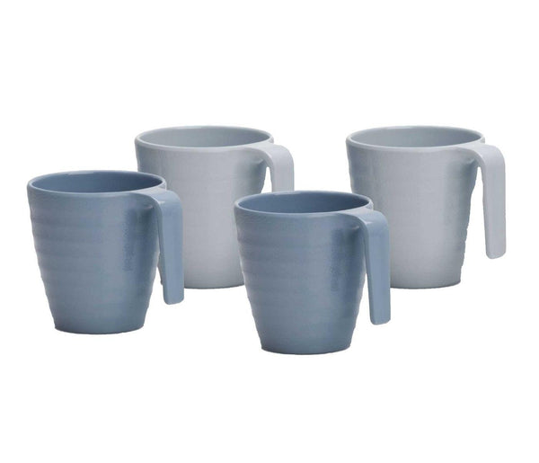 Shades Of Blue 4 Piece Mug set