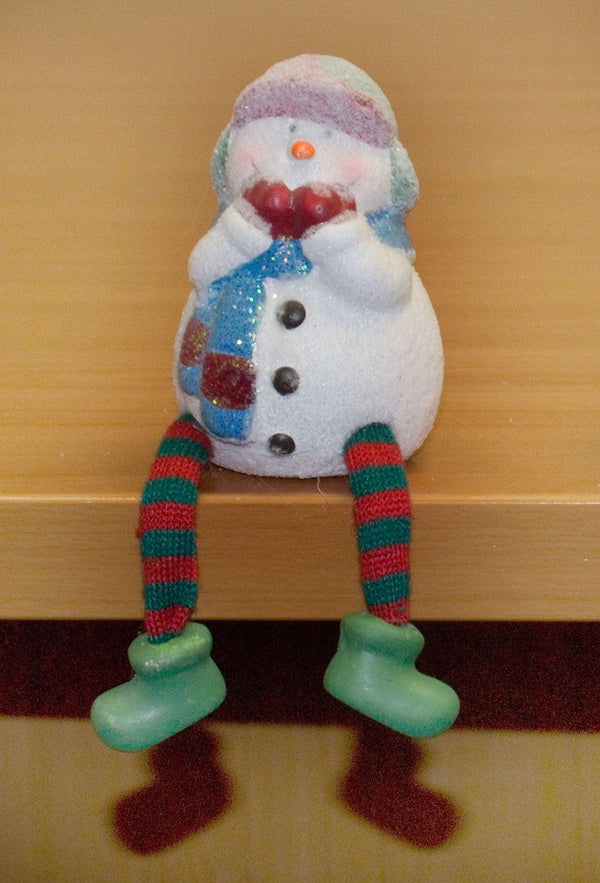 Snow White Frosty Snowman Decoration - Towsure
