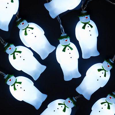 Snowtime B/O Blow Mould 10 Snowmen LED Indoor Lights - Towsure