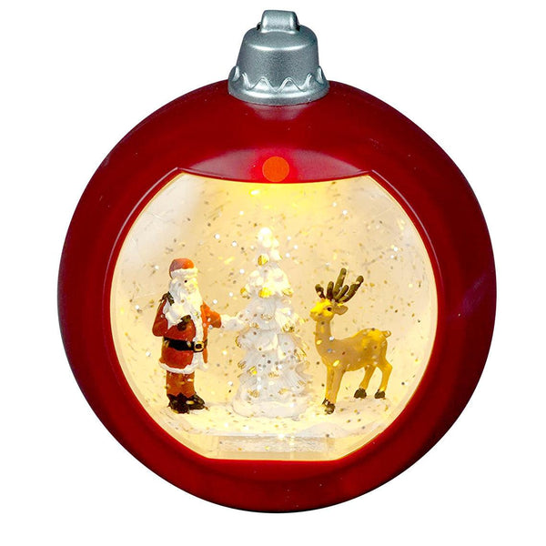 SnowTime LED Illuminated Musical Water Ball Christmas Lantern - Towsure