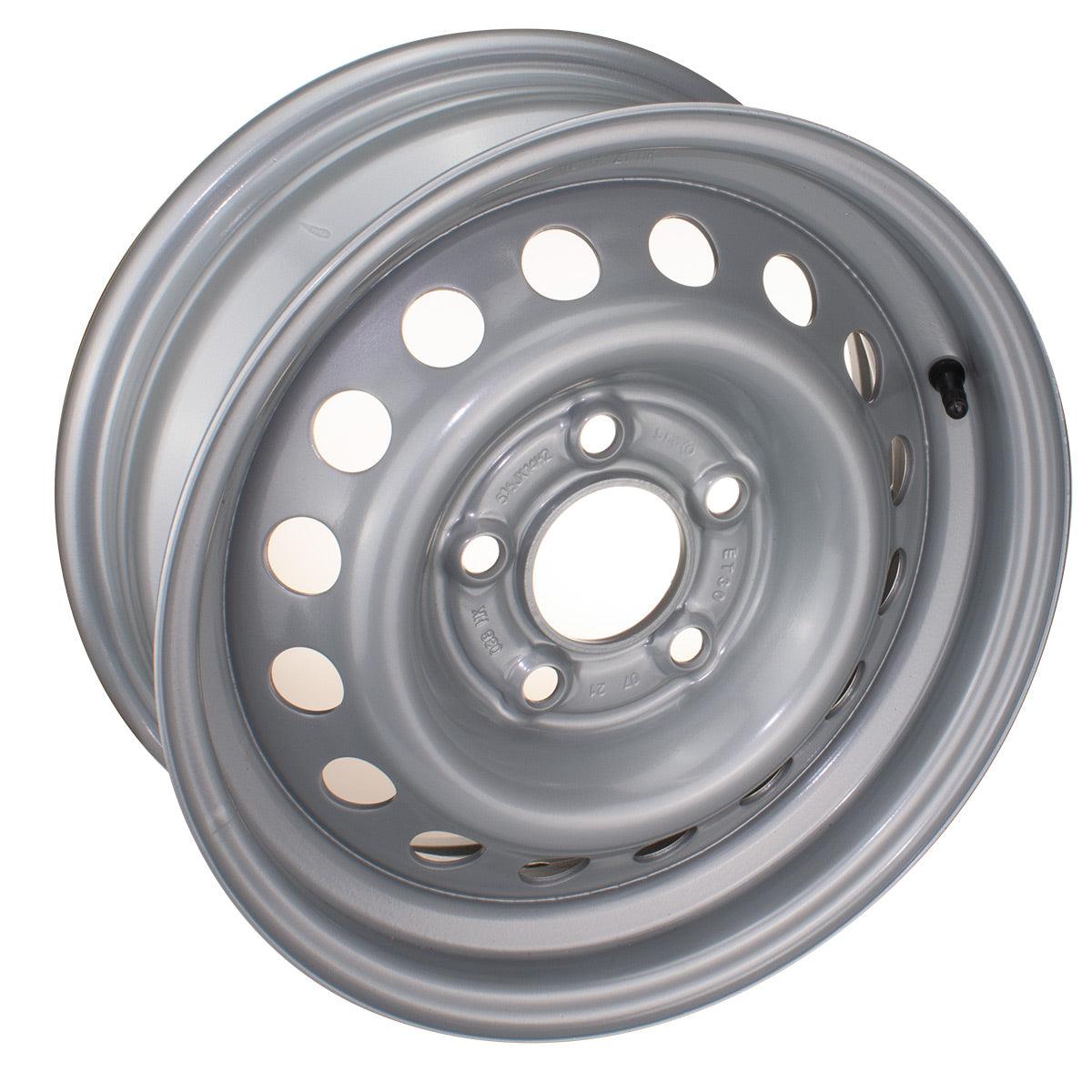 Starco Caravan Wheel Rim SIlver Steel - 14