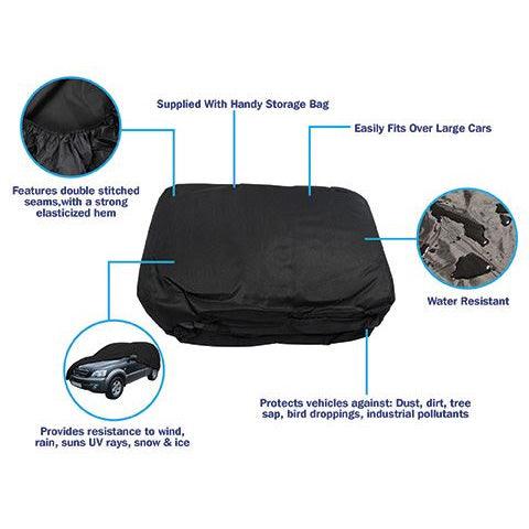 Buy Streetwize Water Resistant Full Car Cover - Medium