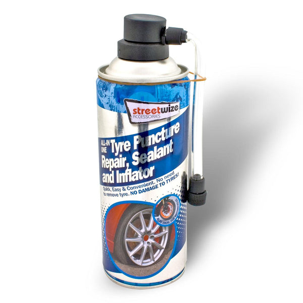 Streetwize Tyre Puncture Repair Sealant (450ml) - Towsure