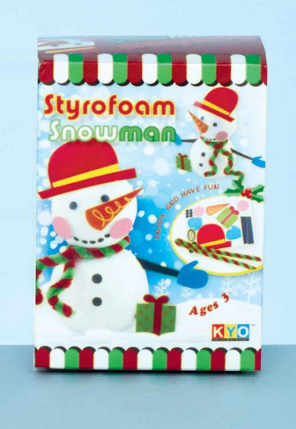 Styrofoam Make your Own Snowman Kit - Towsure