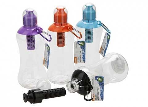 Summit Water Bottle With Filter & Carabiner - 550ML (696013) - Towsure