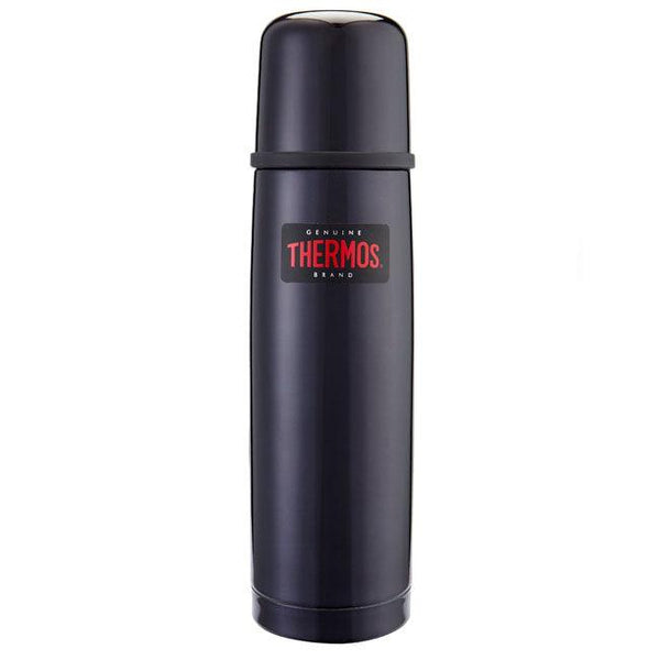 Thermos Light and Compact 1 litre Stainless Steel Flask - Midnight Blue - Towsure