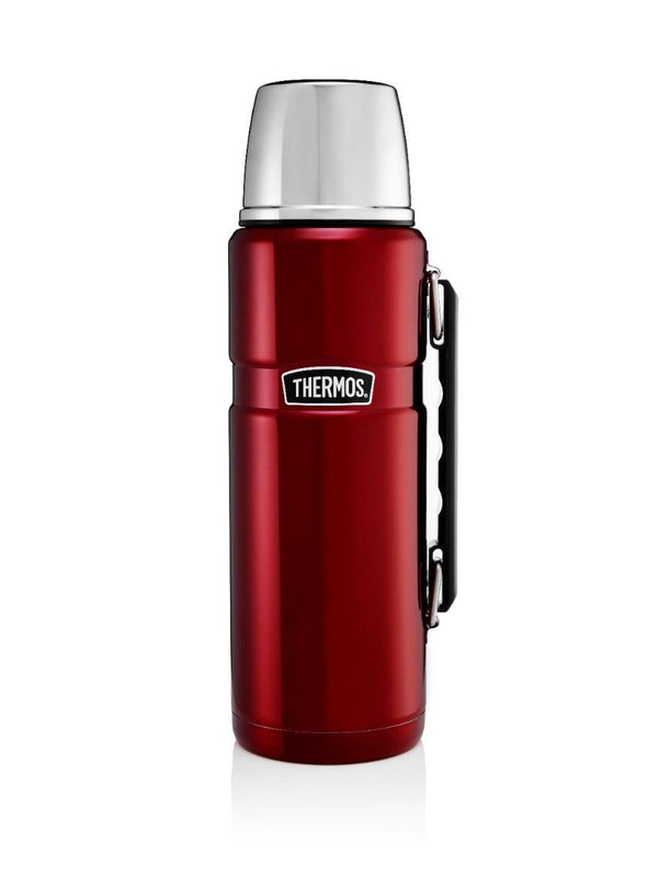 Thermos Stainless King 1.2l Flask - Red - Towsure