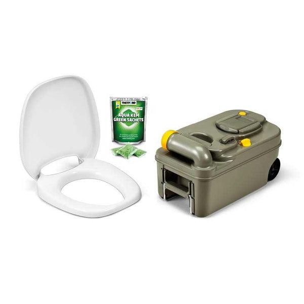 Thetford C200 Cassette Toilet Fresh-up Set - With Wheels - Towsure