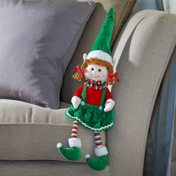 Smart Garden Seated Tinsel Elf